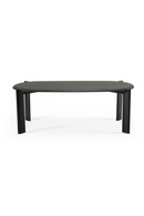 Black Wooden Oval Dining Table | OROA Modern Steven | Oroa.tradecom