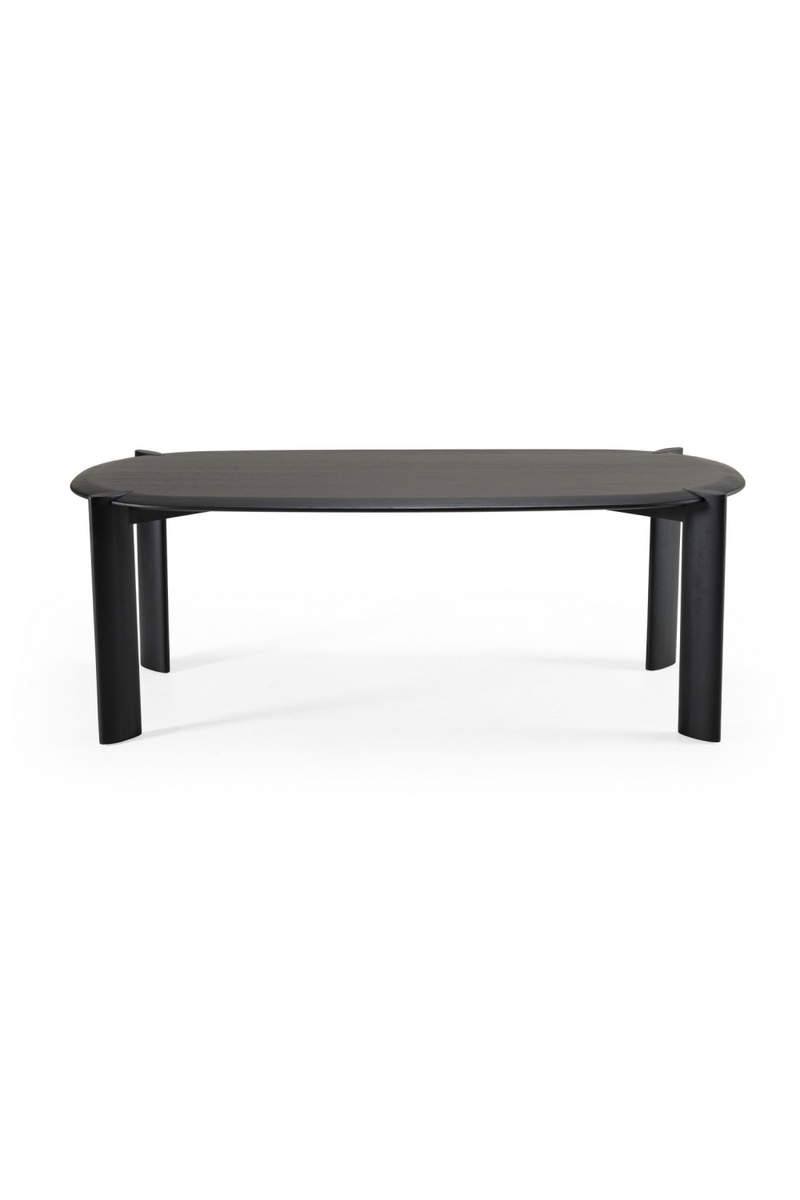 Black Wooden Oval Dining Table | OROA Modern Steven | Oroa.tradecom