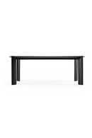 Black Wooden Oval Dining Table | OROA Modern Steven | Oroa.tradecom