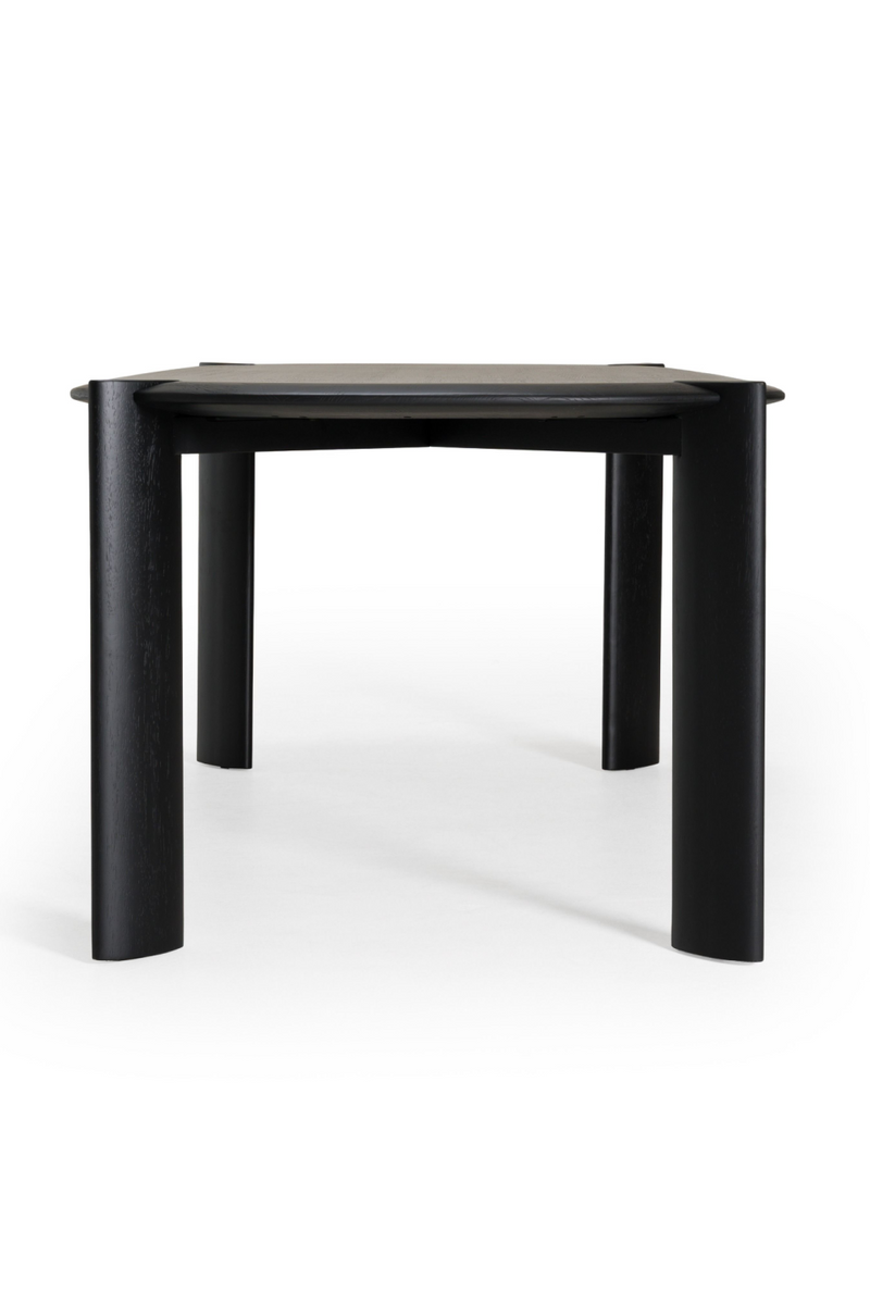 Black Wooden Oval Dining Table | OROA Modern Steven | Oroa.tradecom