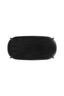 Black Wooden Oval Dining Table | OROA Modern Steven | Oroa.tradecom