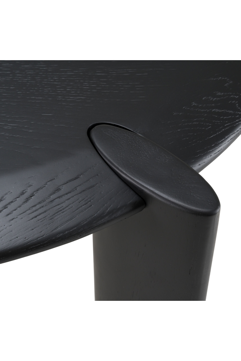 Black Wooden Oval Dining Table | OROA Modern Steven | Oroa.tradecom