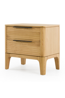 2-Drawer Solid Oak Nightstand | OROA Modern Seattle | Oroatrade.com