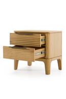 2-Drawer Solid Oak Nightstand | OROA Modern Seattle | Oroatrade.com