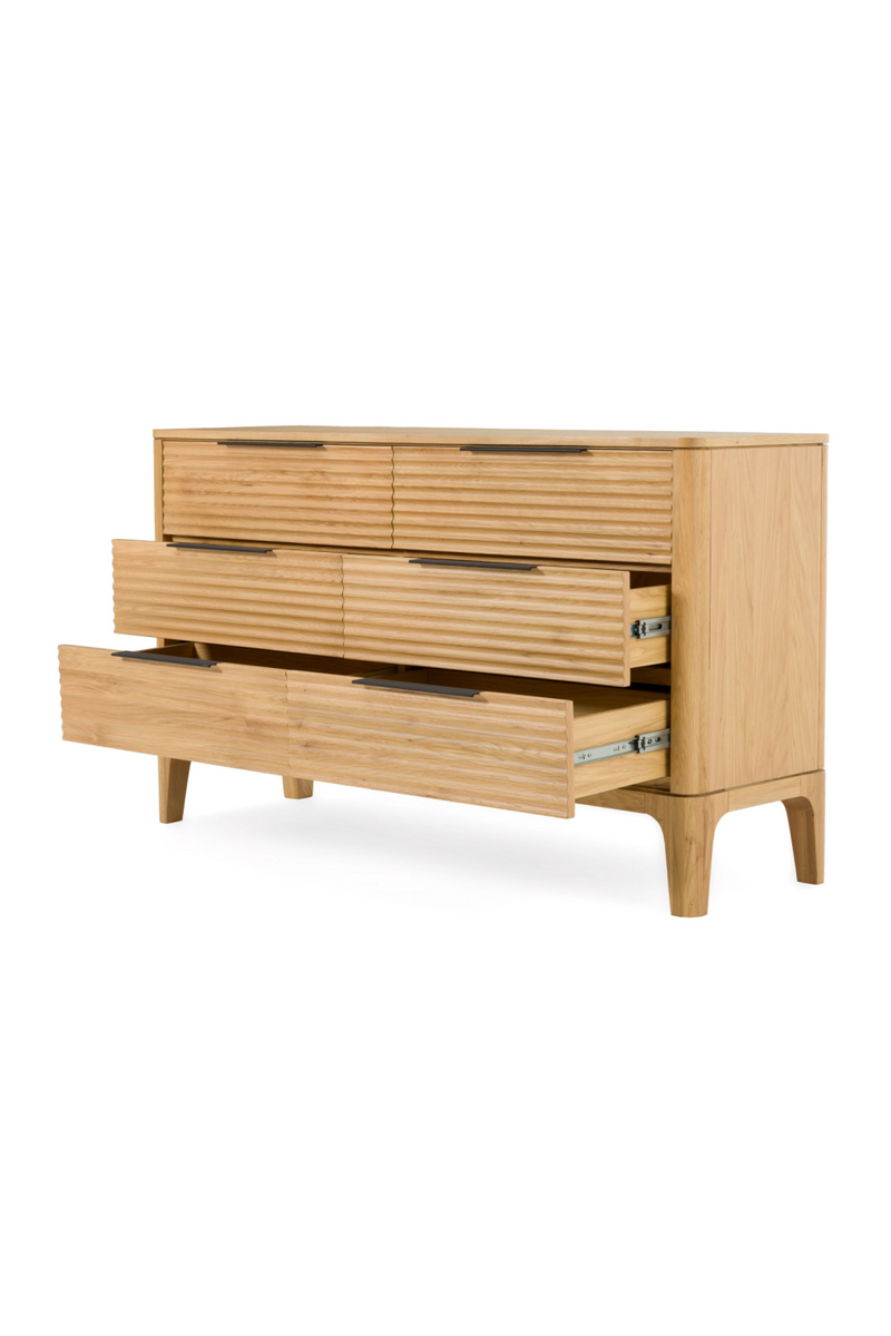 6-Drawer Solid Oak Dresser | OROA Modern Seattle | Oroatrade.com