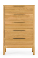5-Drawer Solid Oak Chest | OROA Modern Seattle | Oroatrade.com