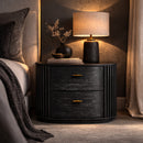 Solid Acacia 2-Drawer Nightstand | OROA Modern Fields