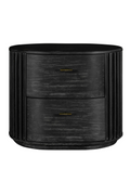 Solid Acacia 2-Drawer Nightstand | OROA Modern Fields