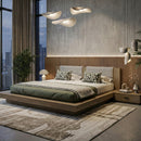 Walnut Bed with 2 Nightstands | OROA Modern Fantasia