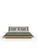 Walnut Bed with 2 Nightstands | OROA Modern Fantasia | Oroatrade.com