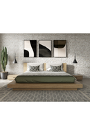 Walnut Bed with 2 Nightstands | OROA Modern Fantasia | Oroatrade.com