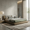 Walnut Bed with 2 Nightstands | OROA Modern Fantasia