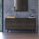 Dark Acacia 6-Drawer Dresser | OROA Modern Daisy