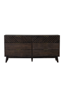 Dark Acacia 6-Drawer Dresser | OROA Modern Daisy | Oroatrade.com