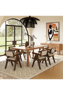 Natural Acacia Dining Table | OROA Modern Rhea | Oroatrade.com