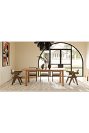 Natural Acacia Dining Table | OROA Modern Rhea | Oroatrade.com