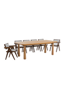 Natural Acacia Dining Table | OROA Modern Rhea | Oroatrade.com