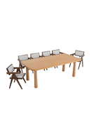 Natural Acacia Dining Table | OROA Modern Rhea | Oroatrade.com