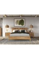 Natural Oak Slatted Bed | OROA Modern Mikala | Oroatrade.com