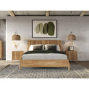 Natural Oak Slatted Bed | OROA Modern Mikala | Oroatrade.com
