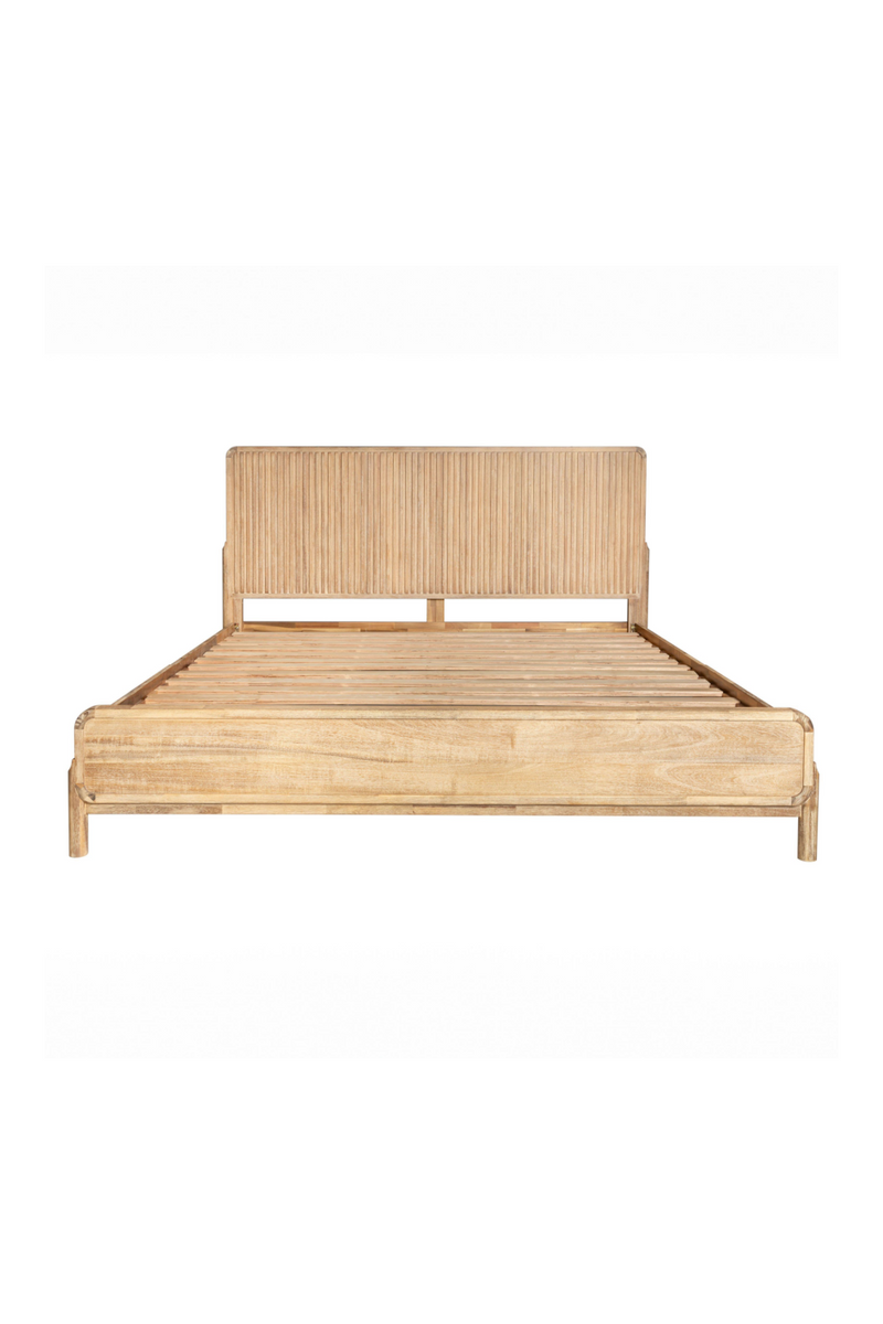 Natural Oak Slatted Bed | OROA Modern Mikala | Oroatrade.com