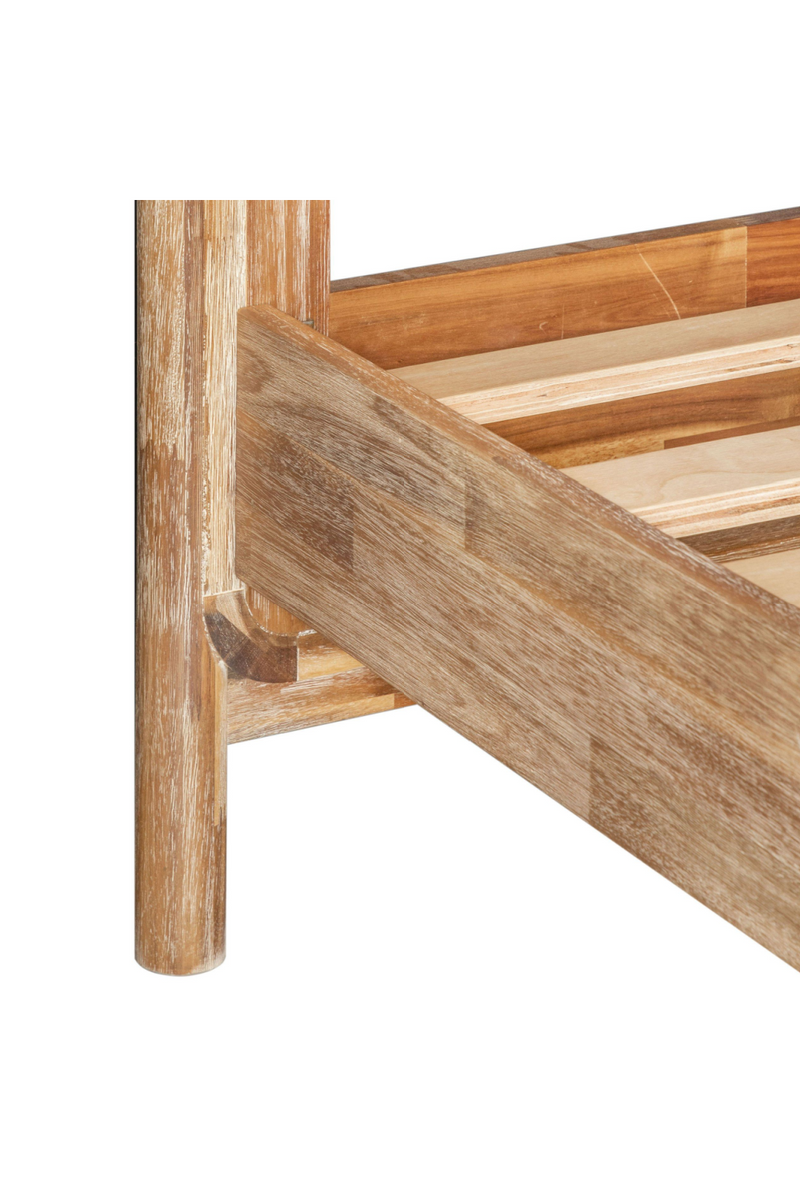 Natural Oak Slatted Bed | OROA Modern Mikala | Oroatrade.com