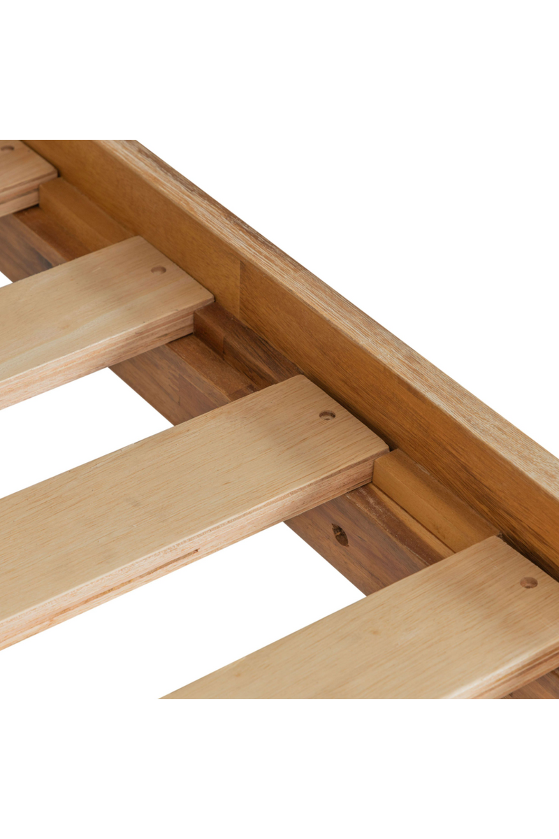 Natural Oak Slatted Bed | OROA Modern Mikala | Oroatrade.com
