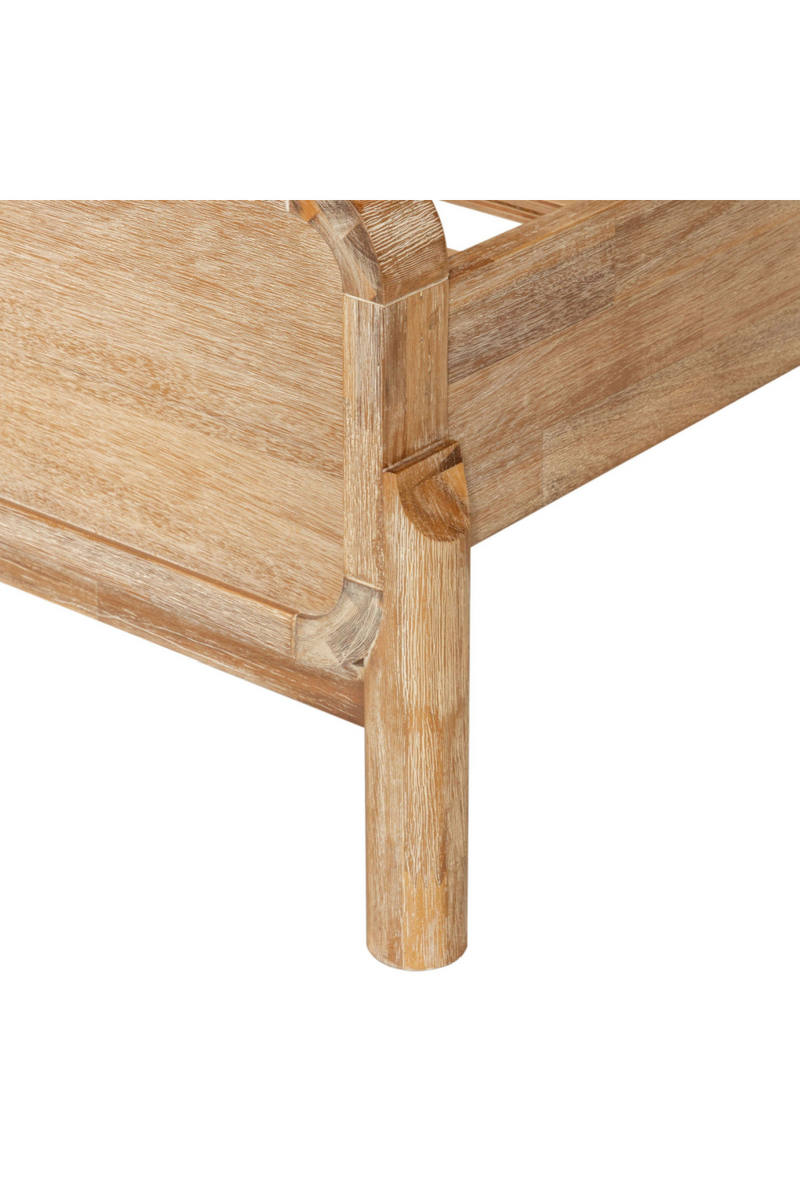 Natural Oak Slatted Bed | OROA Modern Mikala | Oroatrade.com