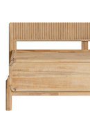 Natural Oak Slatted Bed | OROA Modern Mikala | Oroatrade.com