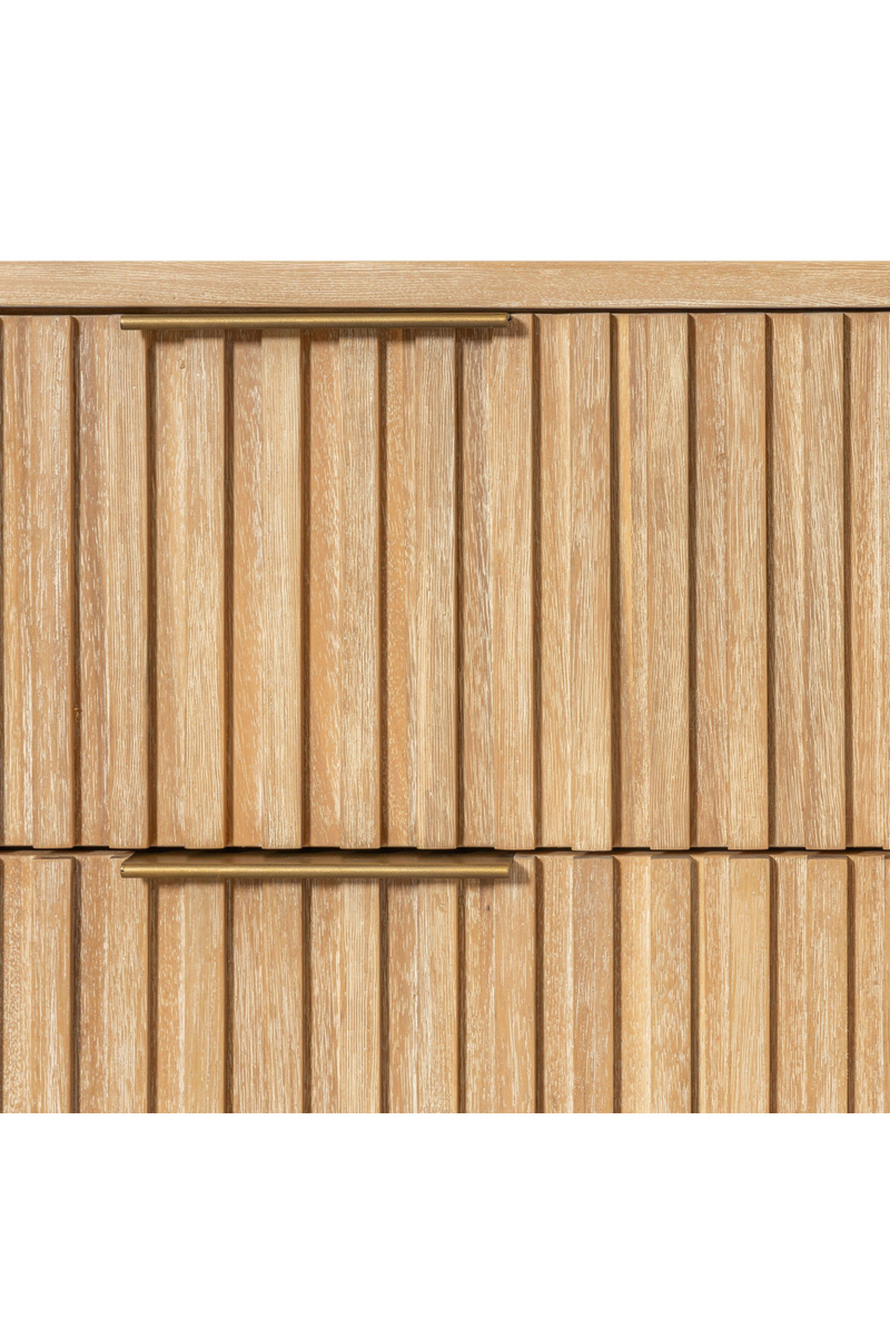 Natural Oak 2-Drawer Nightstand | OROA Modern Mikala | Oroatrade.com