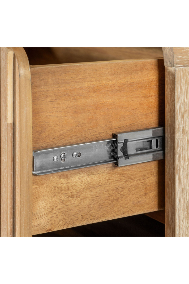 Natural Oak 2-Drawer Nightstand | OROA Modern Mikala | Oroatrade.com