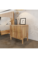 Natural Oak 2-Drawer Nightstand | OROA Modern Mikala | Oroatrade.com