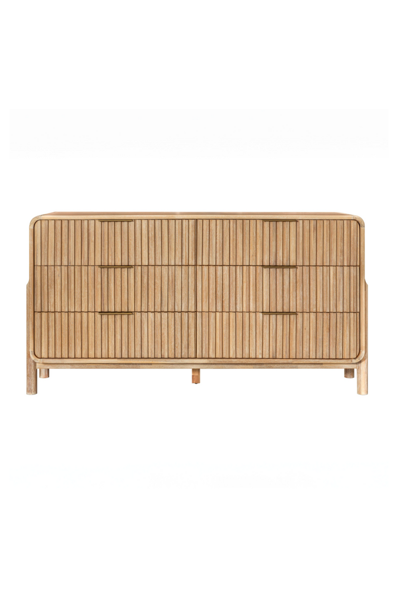 Natural Oak 6-Drawer Dresser | OROA Modern Mikala | Oroatrade.com