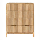 Natural Oak 4-Drawer Chest | OROA Modern Mikala | Oroatrade.com