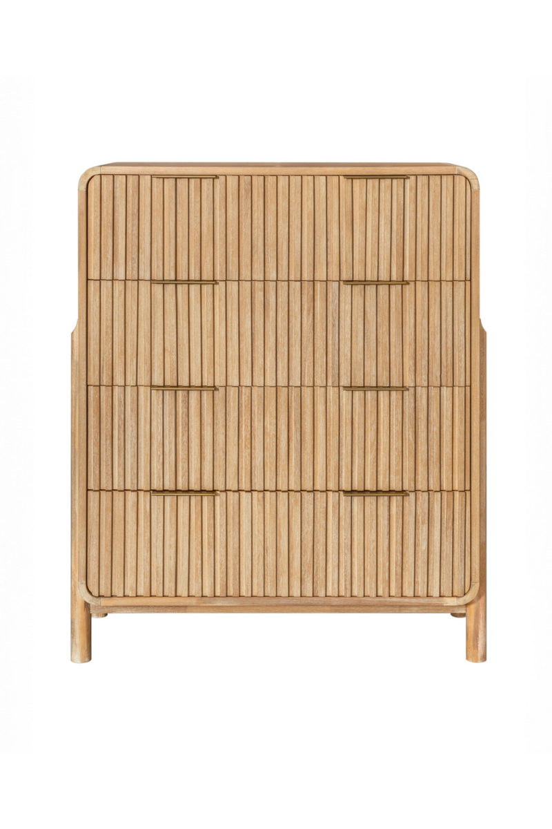 Natural Oak 4-Drawer Chest | OROA Modern Mikala | Oroatrade.com