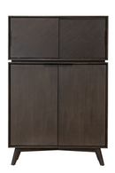 Brown Acacia 4-Door Tall Sideboard | OROA Modern Roger | Oroatrade.com