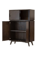 Brown Acacia 4-Door Tall Sideboard | OROA Modern Roger | Oroatrade.com