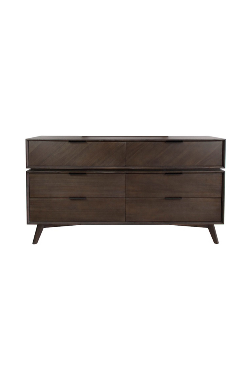 Acacia Wood 6-Drawer Dresser | OROA Modern Roger | Oroatrade.com