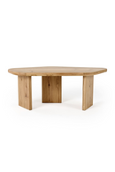 Natural Wood Coffee Table Set (2) | OROA Modern Jack | Oroatrade.com