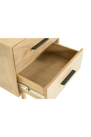 2-Drawer Acacia Wood Nightstand | OROA Modern Claire | Oroatrade.com