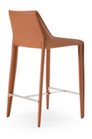 Saddle Leather Counter Stool | OROA Modern Halo | Oroatrade.com