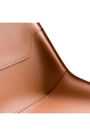 Saddle Leather Counter Stool | OROA Modern Halo | Oroatrade.com