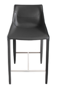 Saddle Leather Counter Stool | OROA Modern Halo | Oroatrade.com