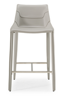 Saddle Leather Counter Stool | OROA Modern Halo | Oroatrade.com