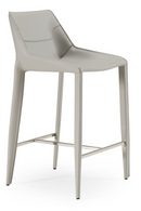 Saddle Leather Counter Stool | OROA Modern Halo | Oroatrade.com