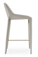 Saddle Leather Counter Stool | OROA Modern Halo | Oroatrade.com