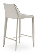 Saddle Leather Counter Stool | OROA Modern Halo | Oroatrade.com
