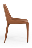 Saddle Leather Dining Chairs (2) | OROA Modern Halo | Oroatrade.com