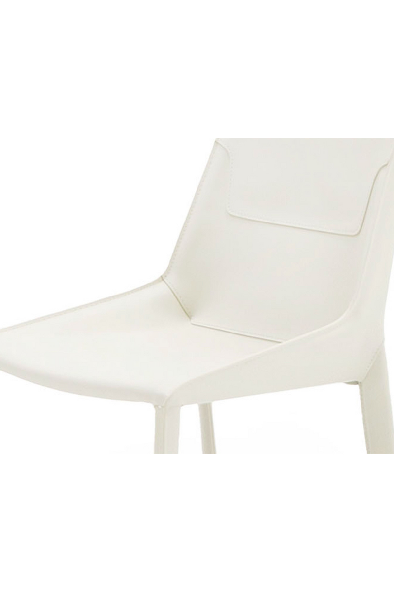 Saddle Leather Dining Chairs (2) | OROA Modern Halo | Oroatrade.com