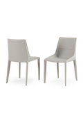 Saddle Leather Dining Chairs (2) | OROA Modern Halo | Oroatrade.com